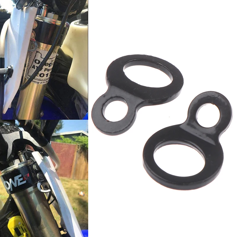 1 Pair Tie Down Strap Rings for Motorcycle Dirt Bike ATV UTV Attach Tie-downs Stainless Steel Tie-Down Strap Rings
