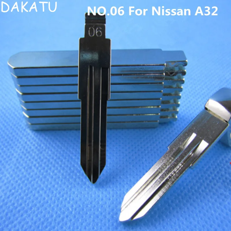 DAKATU NO.06 Key Blade For Nissan A32 Bluebird Cefiro Flip Remote Car Blank key blade 06#KEY BLADE | Автомобили и мотоциклы