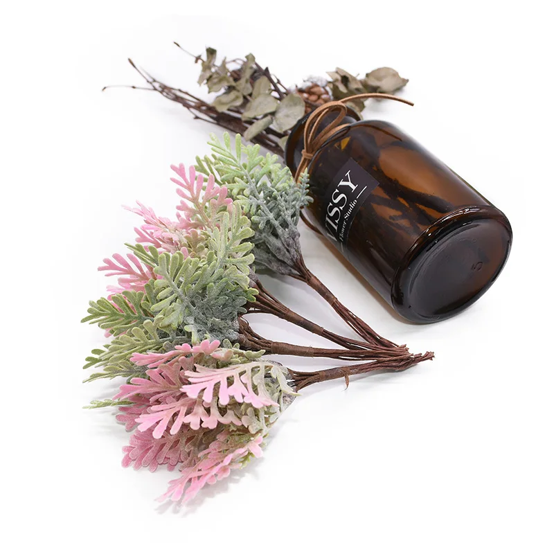 10pcs Artificial Plants Plastic Grass Artimicial Flowers Fake Grass for Home Christmas Wedding Party Decor DIY Garland Supplies