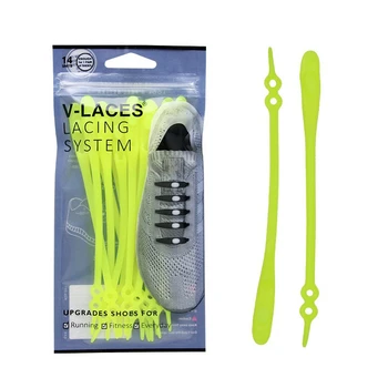 

14pcs/set Lazy shoe lace waterproof Elastic Silicone Shoe Laces Athletic Running Sport Shoelaces Children Adult Sneakers Shoe S