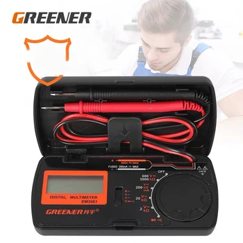 

digital multimeter voltmeter avometer universal meter ammeter AC/DC LCD diode voltage tester current resistance portable