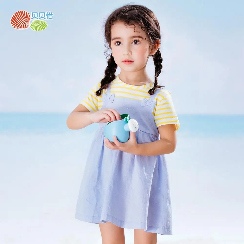 

Bornbay girl dress sweet baby girl dress summer short sleeve clothes girl cotton soft dress kids clothes