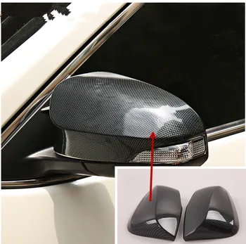

Carbon Fiber Style Rear View Mirror Cover For Toyota Avalon XX50 2019