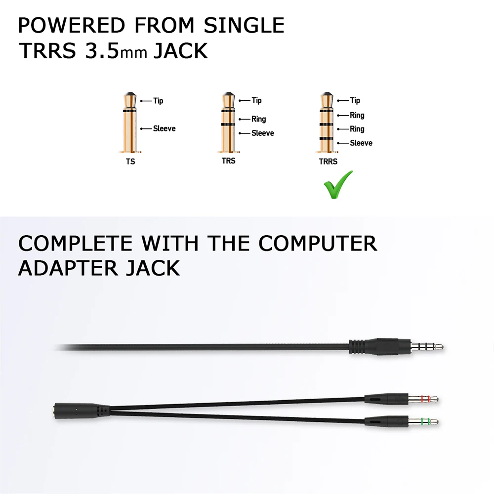 FANTECH MH81, черные наушники с разъемом 3,5 мм, с микрофоном, широкая звуковая поле, профессиональная Проводная игровая гарнитура для ПК, игры