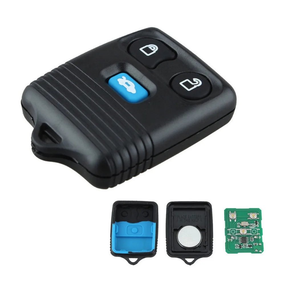 

3 Button Remote Key Fob With Circuit Board Programming Remote Key Fob Fit For FORD TRANSIT MK6 2000-2006 Ignition Key Accessory