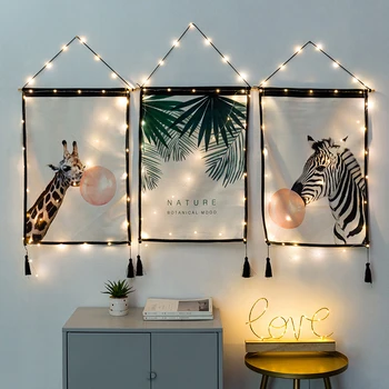 

Nordic Hangs Ins Background Cloth Wall Wall Decoration Personality Fabric Wall Hanging Living Tea Shop Pendant