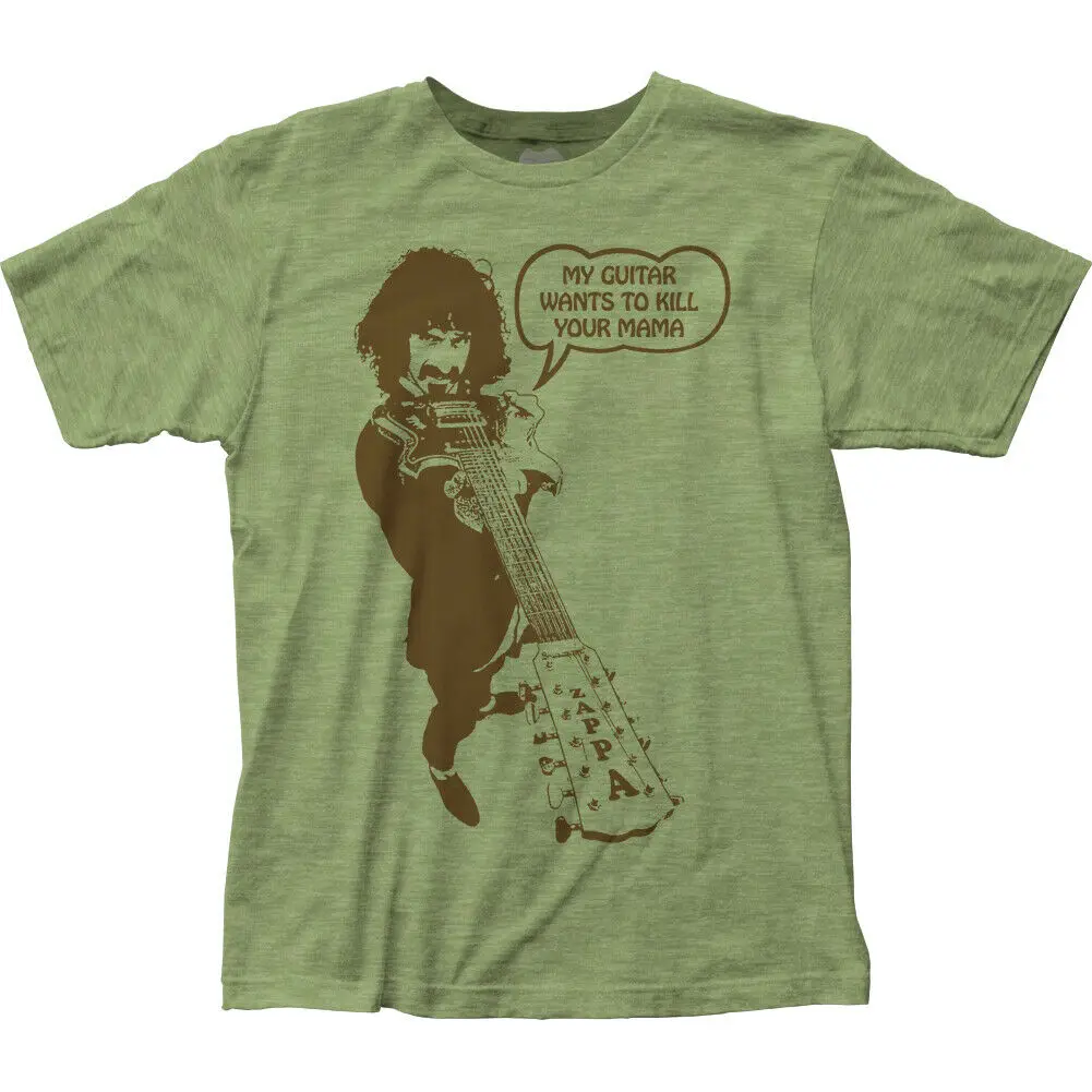 Frank Zappa Kill Your Mama T-Shirt In Jersey Aderente T-Shirt Uomo T-Shirt Di Alta Qualità