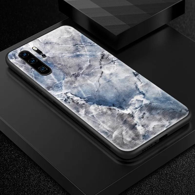 W313 Чехол из закаленного стекла для huawei P20 P30 Lite Plus Honor 6X Nova3i P Smart+ Pro Y6 Y7 Prime Y9 Pro TPU Painted Sky Funda - Цвет: W313