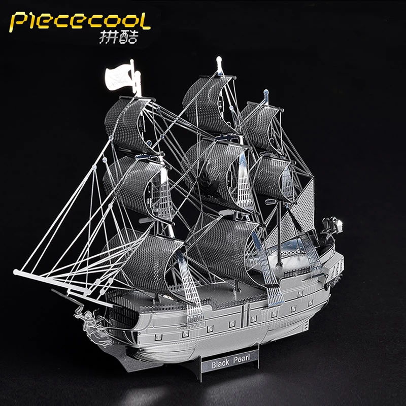 Оригинал pieccool 3D металлический сборный пазл черный жемчуг модель пиратского