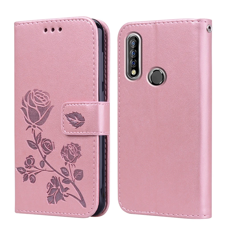 Кожаный чехол для телефона Funda Oukitel C17 Pro Funda кошелек флип чехол для Oukitel C17 Pro mt6763 6,3" силиконовый чехол