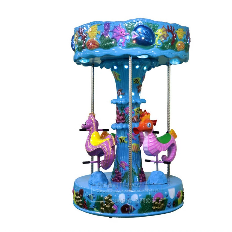 Machine D Arcade De Carrousel A 3 Places Jeux De Rotation Manege Pour Enfants Parc D Attractions Jeux A Pieces Aliexpress