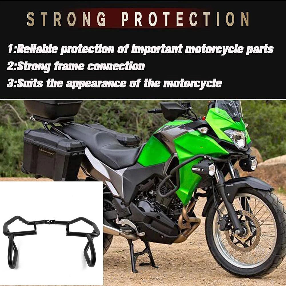 Motorcycle Accessories Engine Guard Crash Bar Frame Protector Bumper For Kawasaki Versys-X 300 Versys X300 -