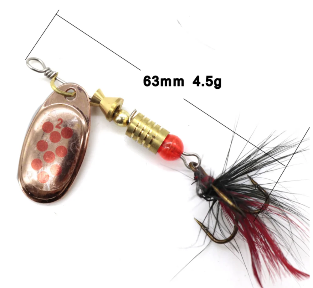 CASTFUN 10pcs/lot Fishing Spoon Lures Spinner Bait With Hook Tackle 3g-7g Fishing Wobbler Metal Baits artificial free box
