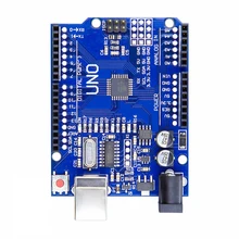 

UNO R3 Development Board Improved Edition Enhanced Edition ATmega328P MCU Development Board Blue Board