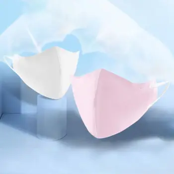 

3Pcs Anti Pollution 3D Disposable Mask 3-Layers Protective Face Cover Wide Earloop Anti-bacterial Non-Woven Mouth-Muffle