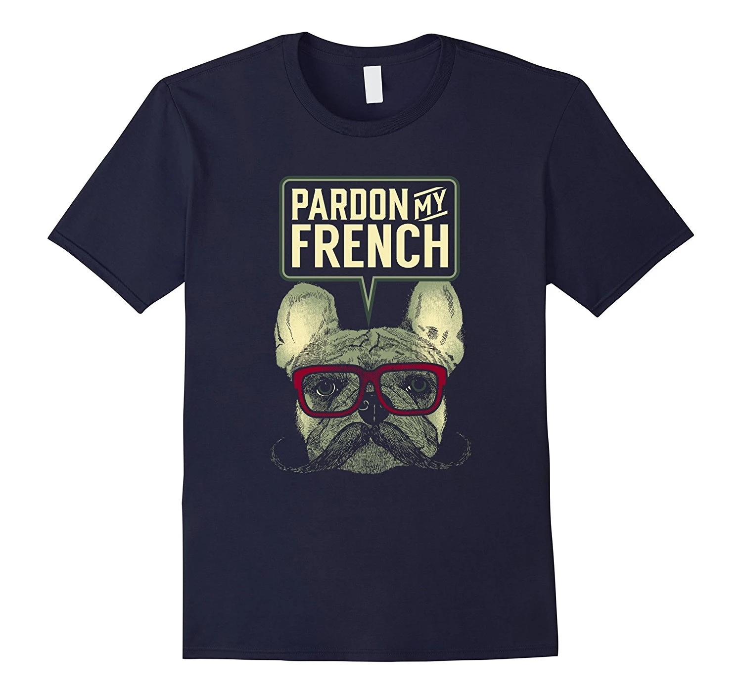 

2020 Fashion Free Shipping Pardon My French Cute Frenchie Bulldog Puppy T Shirt Tee Shirt