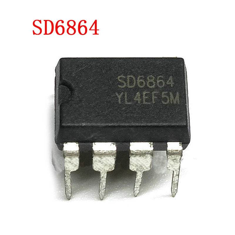 10 шт./лот SD6864 SD 6864 DIP-8 | Электронные компоненты и принадлежности