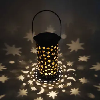 

3 In 1 High Brightness Iron Art Landscape Lawn Light Patio Garden Decoration Pathway Solar Powered Yard Stars Moon Easy Install