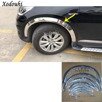 

For Honda CRV CR-V 2012 2013 2014 2015 2016 Car body base stainless steel Spoiler side triangle Wheel eyebrow trim hoods 8pcs