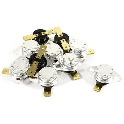 

10 Pcs KSD301 250V 10A 135 Celsius Normal Close Temperature Controlled Switch