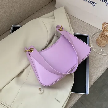 

Summer Small Bag 2020 New Style Fashion WOMEN'S Fashion Handbag Simple Versatile Shoulder Armpit Package Online Celebrity Chain
