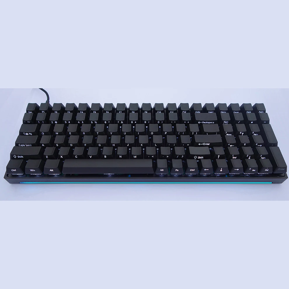 RGB96 механическая клавиатура DIY ЧПУ Алюминий Gateron Kailh Cherry MX переключатели чехол