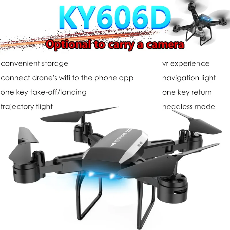 KY606D Квадрокоптер Дрон 4K Rc вертолет Дроны с камерой HD долгое время полета RC gps Дрон wifi FPV складная игрушка