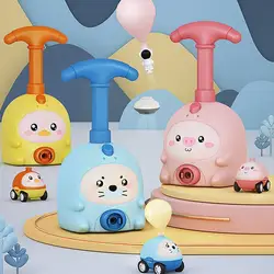 Power Balloon Car Montessori Toys for Baby Children Gift Education Experiment Toy Aerodynamic Cars Stem Toys Party Supplies V4T6