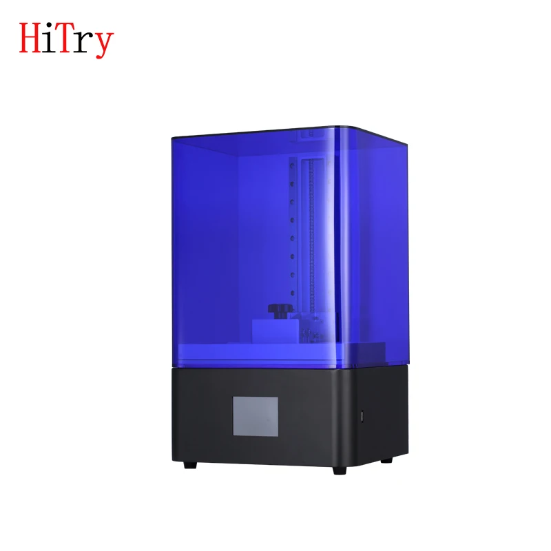 Синий HiTry H10 Sla 3d Принтер Высокоточный 2k принтер 3d 215*135*200 мм УФ 3d принтер быстрая скорость: 40 мм/ч - Цвет: Синий