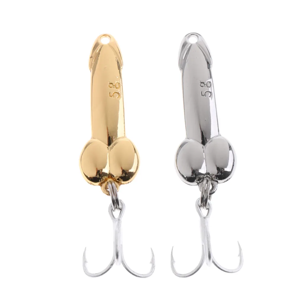 2Pcs Fishing Lures Bass Funny Tackle Hook Spoons Pike 5g 10g 15g 20g for Freshwater Saltwater Fishing