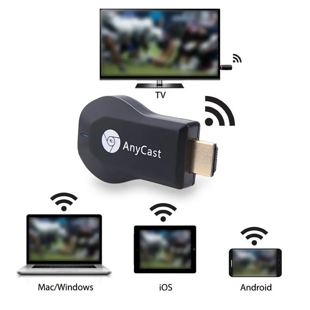 TV Stick 1080P Wireless WiFi Display TV Dongle Receiver For AnyCast M2 Plus For Airplay 1080P HDMI TV Stick For DLNA Miracast
