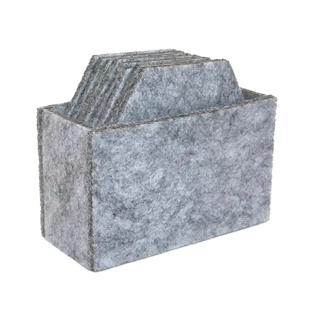 40%HOT8 pieces of felt, round, square, hexagonal, heat-insulating coaster, table protector, heat-resistant coaster, coffee, tea,
