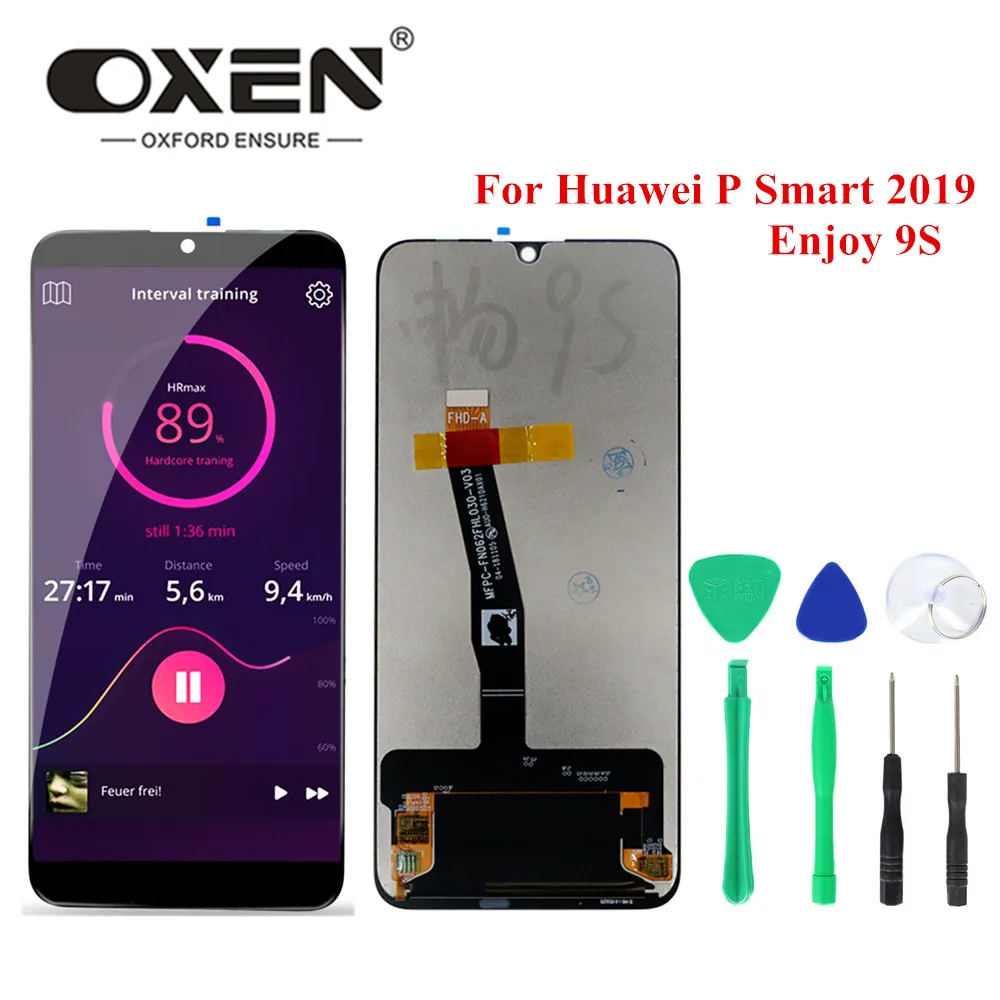 ЖК-дисплей OXEN 6 21 дюйма для Huawei P Smart 2019 Enjoy 9s с сенсорным экраном и дигитайзером в