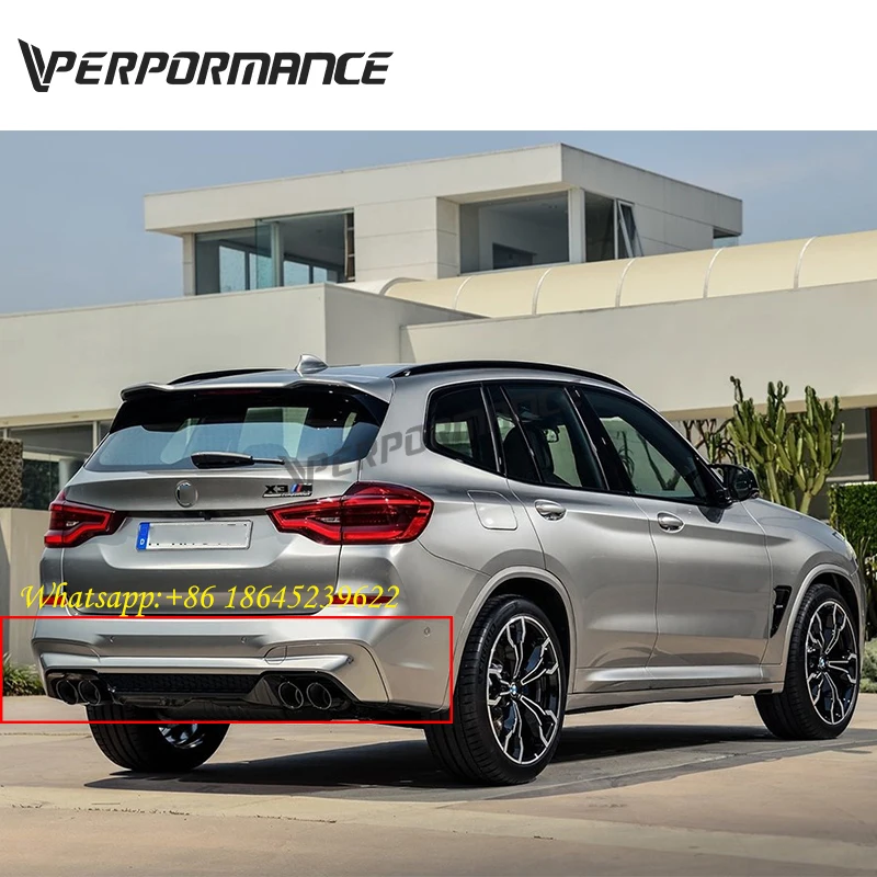 2019Y X3M задний диффузор для X3 G01 M дизайн задняя губа с наконечниками глушителя