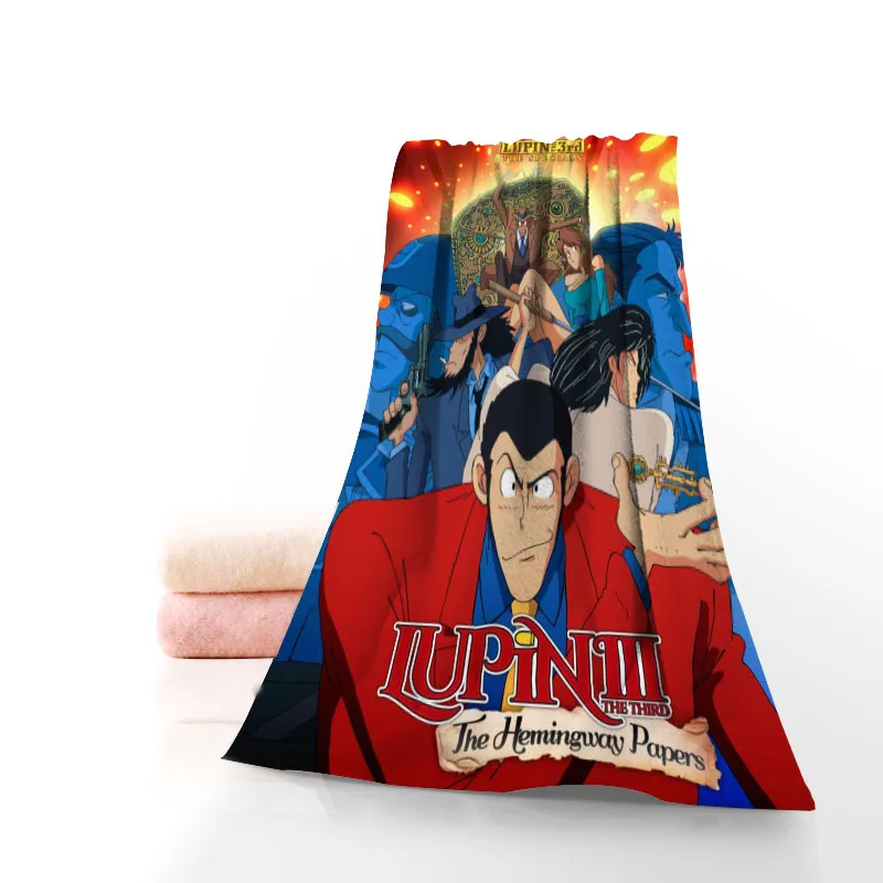 Anime Lupin The Third Towels Microfiber Bath Towels Travel,Beach,Face Towel Creative Towel Size 35X75cm,70X140cm