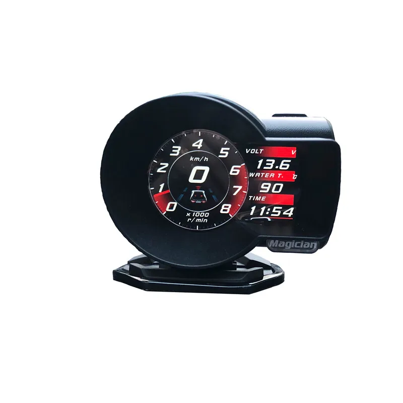 Profession Magician OBD Head Up Display Car Digital Boost Gauge Voltage