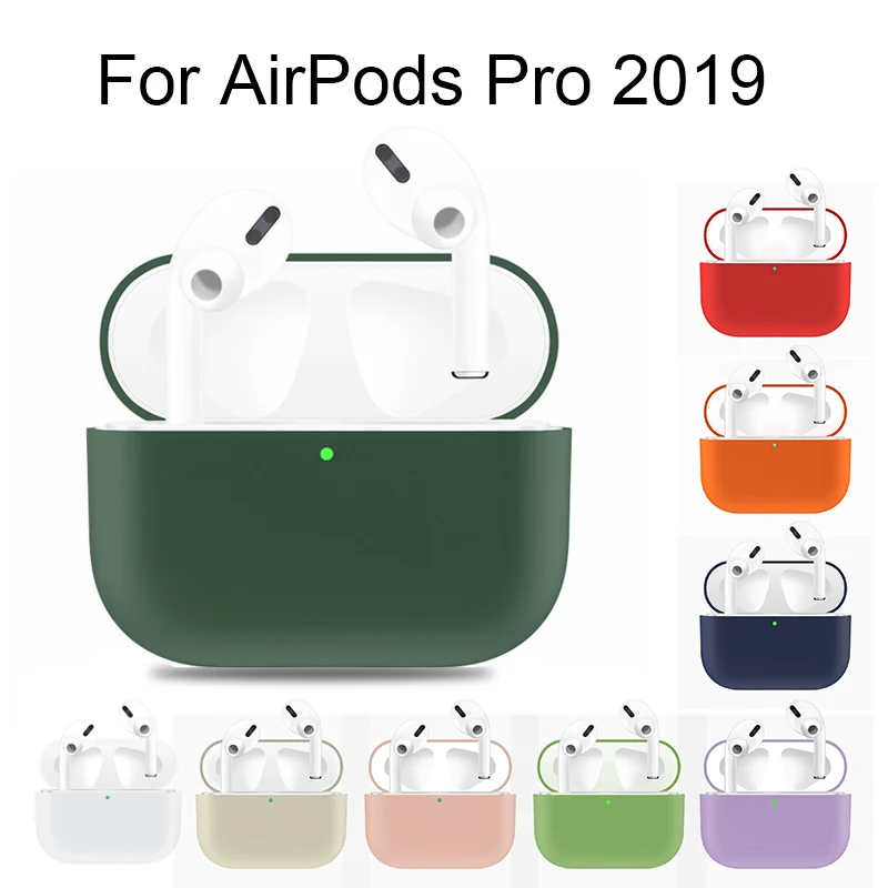 Ультратонкий силиконовый чехол для AirPods Pro 3 чехол для зарядки защитный чехол для AirPods противоударный Чехол Air pods Pro Аксессуары