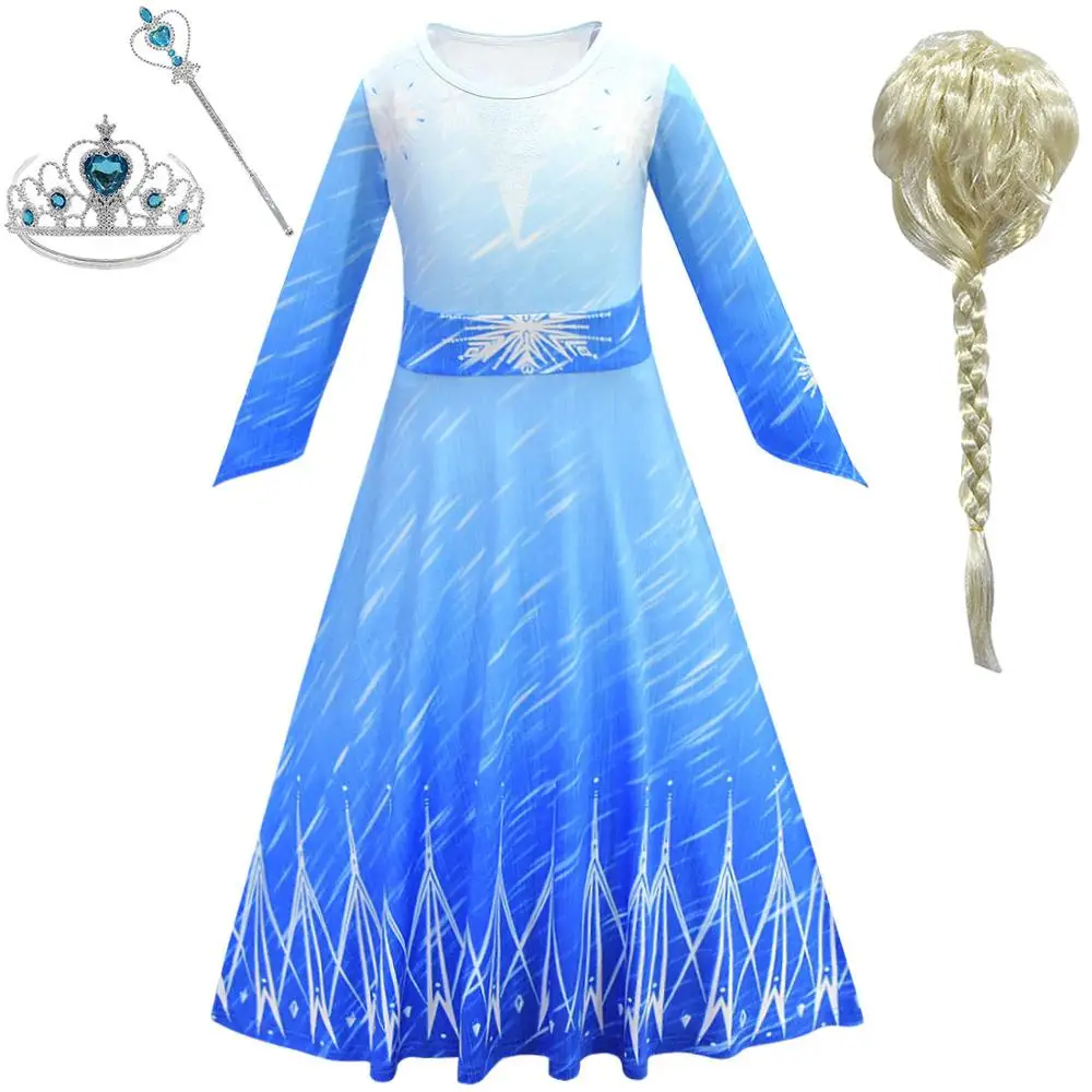 Вечерние платья для девочек; одежда для маленьких девочек; детские маскарадные платья «Эльза» для Хэллоуина; Robe Princesse Fille vestido infantil; костюм