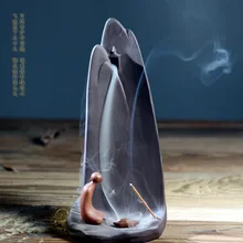 Encens ароматерапия держатель благовоний Queimador курильница домашняя настольная чайная керамическая горелка предметы мебели линия и