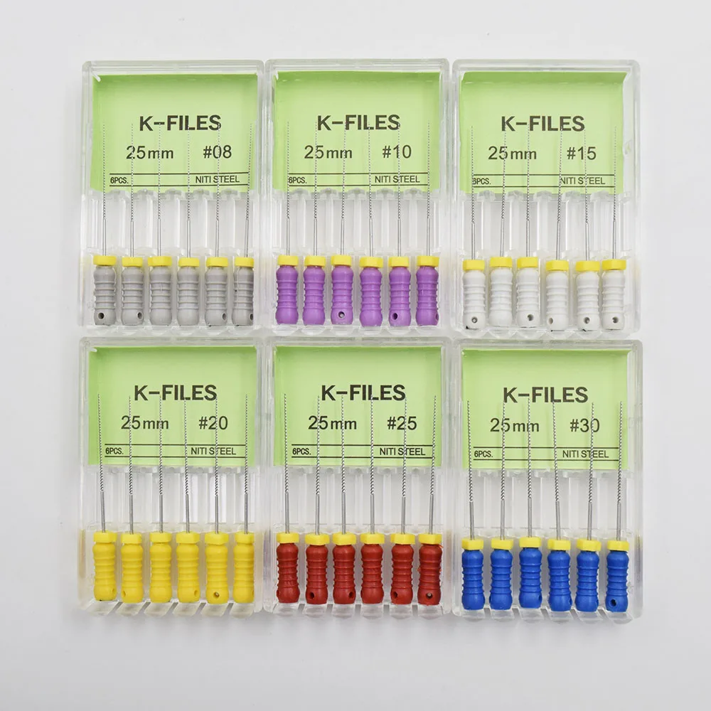 1 Box Niti K Files Hand Use Endodontic Instruments 25mm 21mm endo rotary files dental pulp files