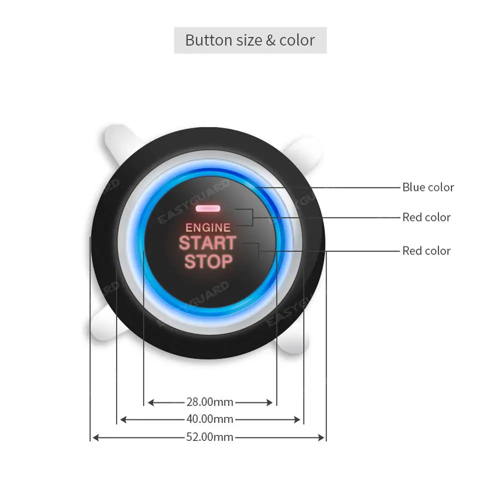 EASYGUARD 車 セキュリティ カーアラーム キーレス リモート エンジン Amazon.co.jp: EASYGUARD PKE PKE自動車警報システム近接オート