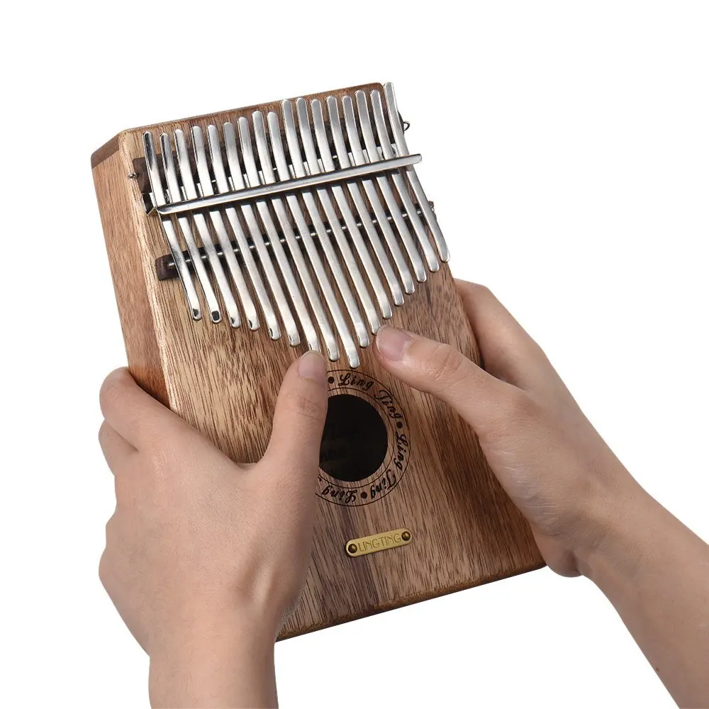 LingTing LT-K17S/LT-K17SEQ 17-key Kalimba большого пальца фортепиано Mbira Sanza Swartizia Spp твердой древесины музыкальный подарок