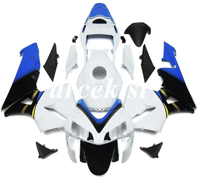 Литьевая Форма ABS мотоцикл обтекатели комплект подходит для CBR600RR F5 2003 2004 03 04 Кузов Набор черный блеск