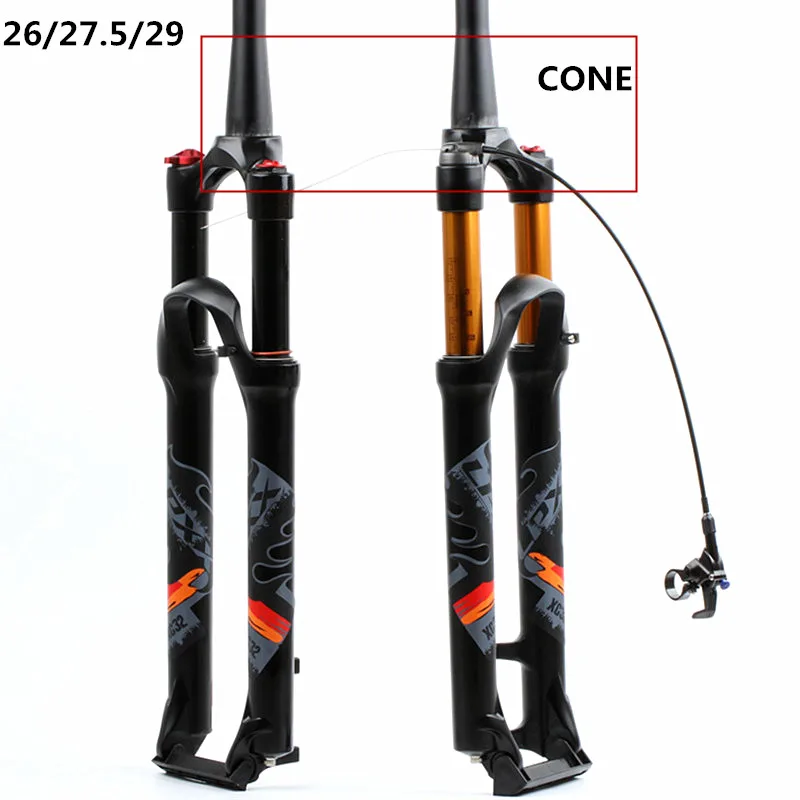 LPXX 32 RL 120 мм Air 27 5 29ER Кегель Zoll Gabel подвеска Schloss Gerade Verjungt steckchse QR быстросъемный pelz MTB
