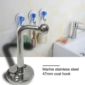 

Boat Yacht Speedboat Fishing Boat Accessories Stainless Steel 65mm Coat Hook Coat Hook Single Hook Universal