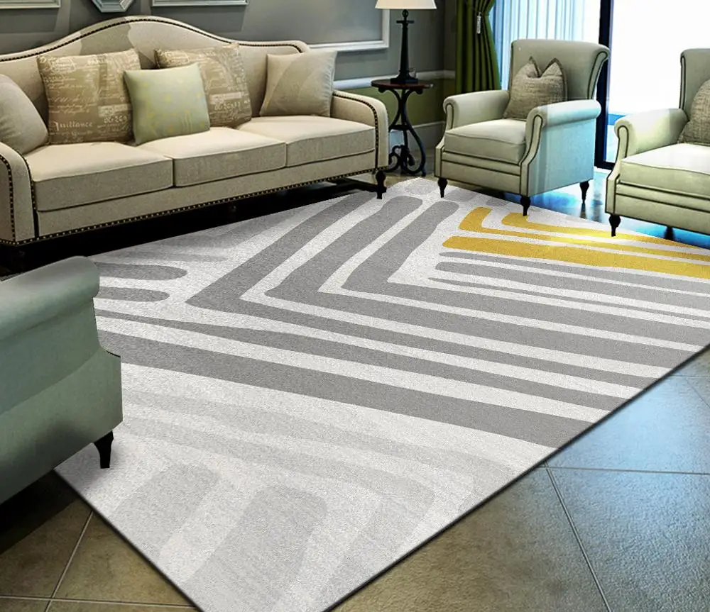 Simple Bedroom Carpet Nordic Style Large Area Rugs Floor Mats Soft Rug Home Decor Carpet Child Baby Activity Play Rug