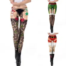 Рождественские женские леггинсы с высокой талией, с принтом, для бега, спортивные брюки-карандаш, для фитнеса, бегунов, свитшоты, женские леггинсы, брюки