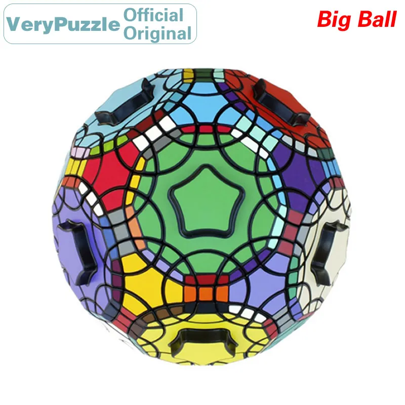 

Original VeryPuzzle Big Ball Icosidodecahedron Football Magic Cube 62 Faces Speed Twisty Puzzle Brain Teasers Educational Toys