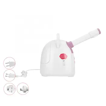 

2020 New Face Steamer Hot Cold Warm Spray Vegetable Fruit Aromatherapy Face Steaming Devices Skin Care 4 Plug Facial Steamer