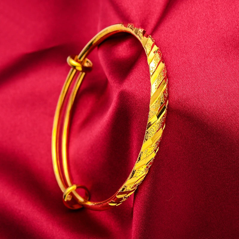 Pure Silver Bangles & Bracelets For Women Stars Charm Bracelet Pulseira  Femme Wristband 18K Gold GP Wedding Jewelry Bijoux - AliExpress